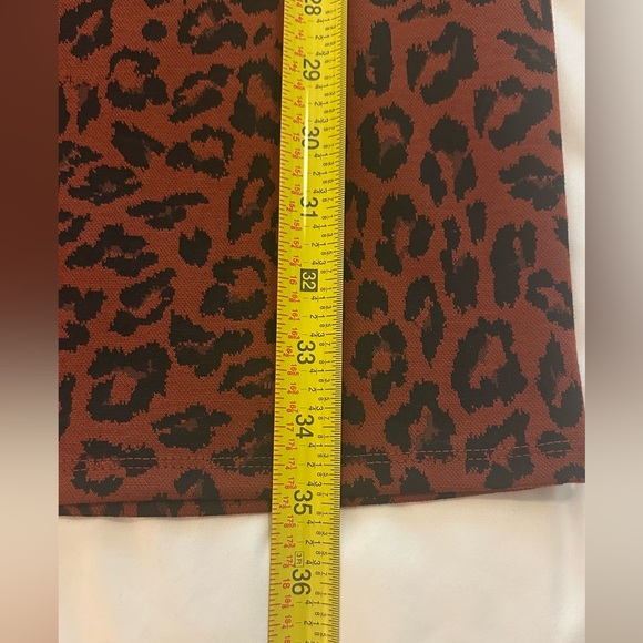 Nine West Brown & Black Animal print Sleeveless Dress Size S - Picture 4 of 8